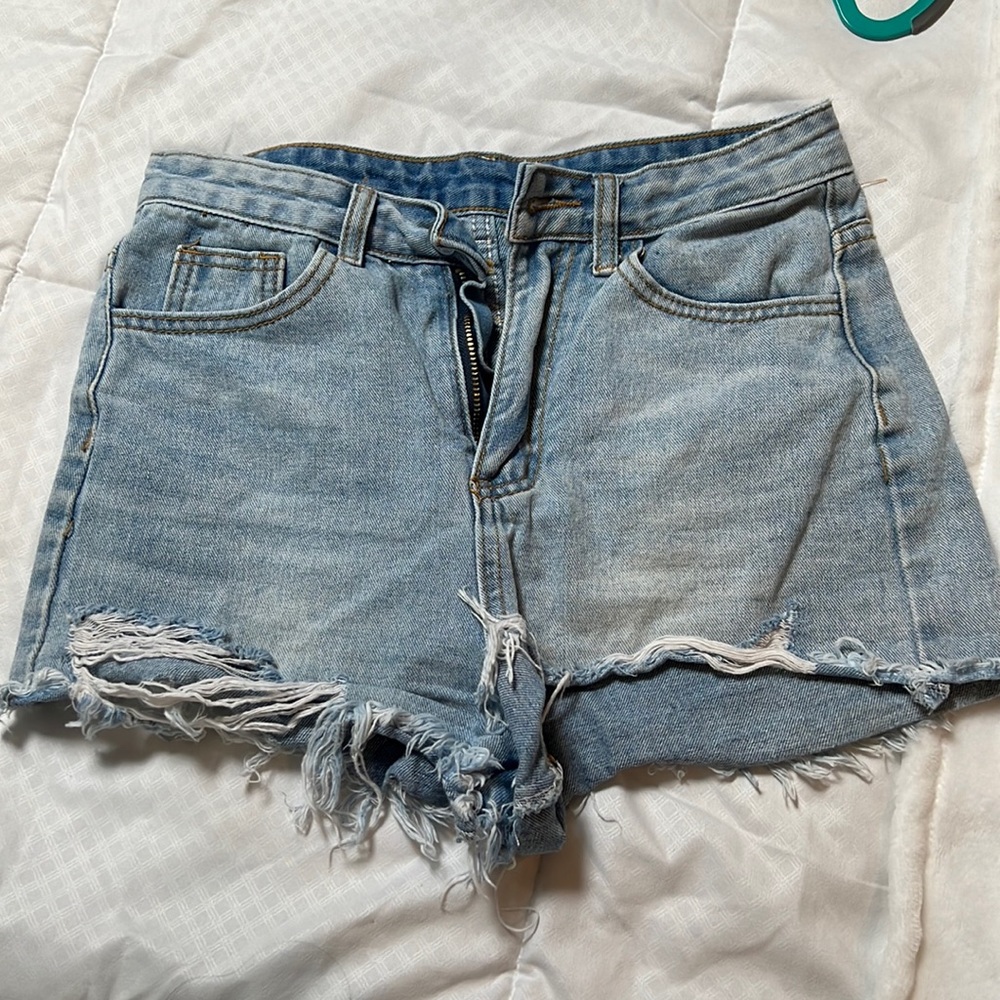 Light blue Jean shorts
